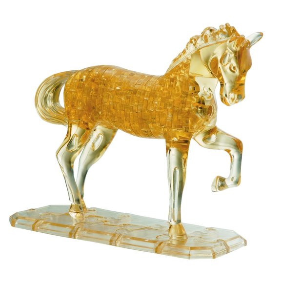 Crystal Blocks - 3D horse - Picture 1 of 11